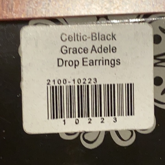 Grace Adele Celtic Knot Drop Earrings - Picture 5 of 6